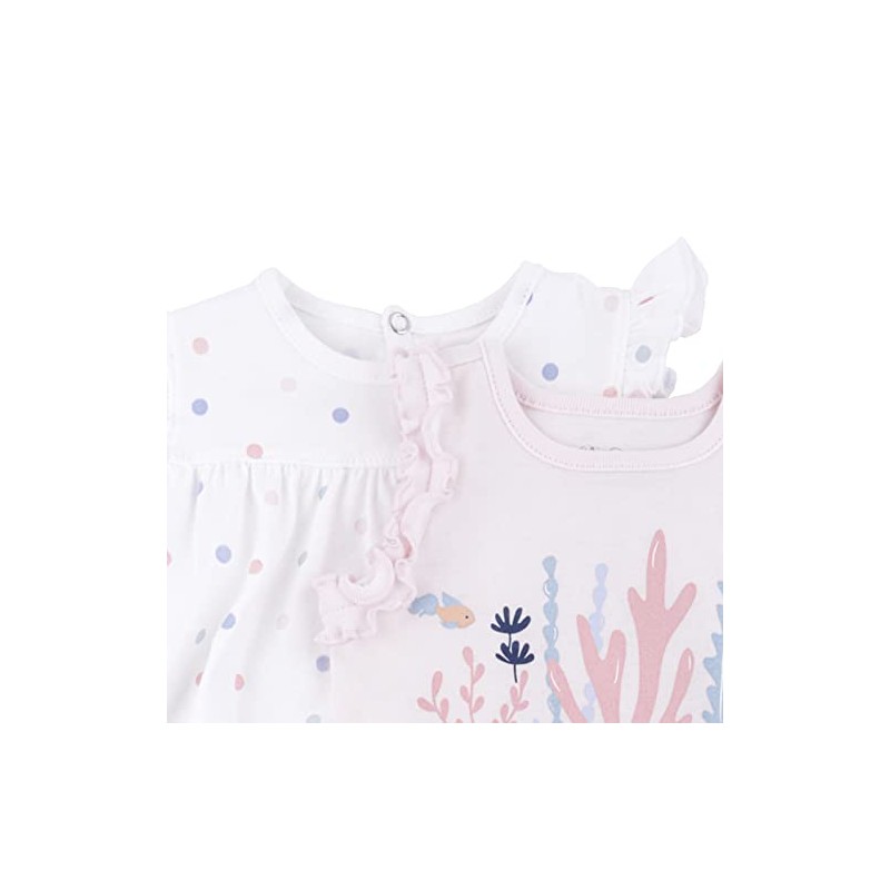 BABYCREYSI Conjunto, 3 Piezas Bebé Niñas, Hueso, 6-12 MESES