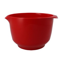 RBV Birkmann, Colour Bowls, Rühr- und Servierschüssel, Cherry Red, 17,5×22×13 cm – 2L, recycelbarem PET, Colour Kitchen, kratzbeständig, spülmaschinen- und mikrowellengeeignet, 709966