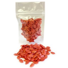 A Pinch Of... - Glimmer Red Lip Shapes - 25g. Glimmer red sugar shapes, ideal for all your birthday and romantic themed cakes and bakes. Also ideal for crafting. (Red Lips)
