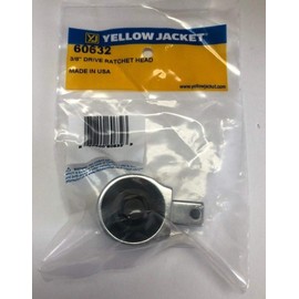 Yellow Jacket 60632 3/8 Drive Ratchet Head for Torque Wrench
