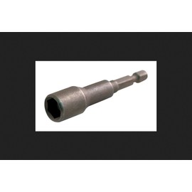 MIBRO 3/8 in. drive x 2-1/2 in. L Chrome Vanadium Steel Magnetic Nut Setter 1/4 in. Quick-Change Hex Shank