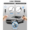 EVOOOR JS/M7432A Iconic Silver Metallic Touch Up Paint for Ford