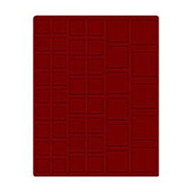 Lindner 2745E Velour insert dark red, 2745E (Ø 24-44 mm)