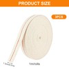 3Rolls Lamp Lantern Wicks,1.3cm Wide Flat Cotton Oil-Lamp Wick Replacement