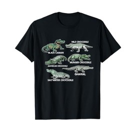 Nile Crocodile Species Children's Gharial Mugger Crododile T-Shirt
