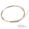 Yibuy 2mm Width Gold Brass Guitar Fretwire for Acoustic Guitars
