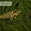 Pack of 2 Cheesecloth Table Runner, Olive Green, 90 x
