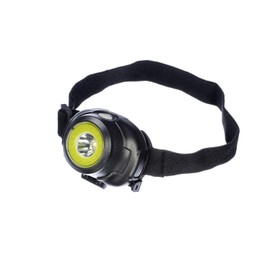 SE 3-in-1 COB and LED Headlamp with Adjustable Headband, Black Body with Black Strap - FL8201-3BB