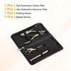 HARFINGTON Hair Extension Beading Tool Kit Stainless Steel Hair Extensions