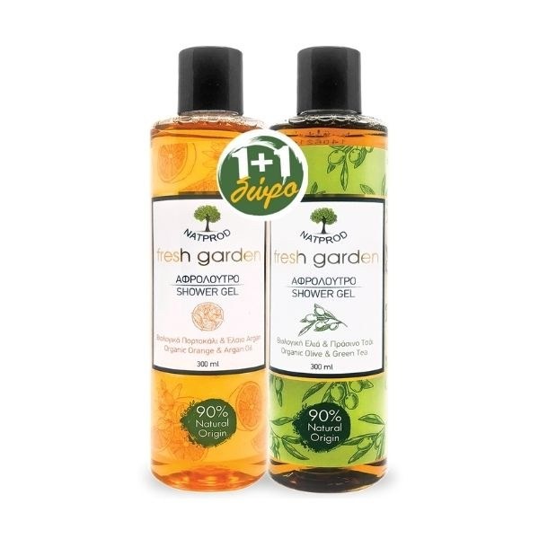 Natprod Fresh Garden Shower Gel with Organic Orange 300 ml