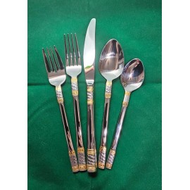 Wallace Gold Accent Corsica 18/10 stainless steel 20 pcs set Serving for 4