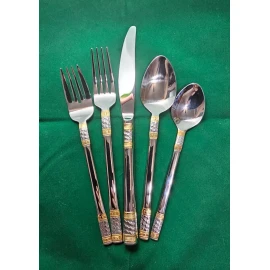 Wallace Gold Accent Corsica 18/10 stainless steel 20 pcs set Serving for 4