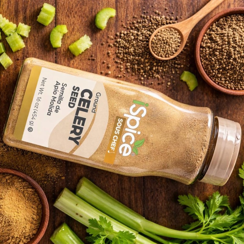 iSpice | Celery Seed Ground | Bulk Size | Gourmet