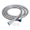 D&D Premium Stainless Steel Flexible Shower Hose with Seals for