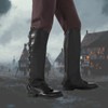 AGDGV Pirate Boot Covers - Faux Leather Steampunk Renaissance Costume