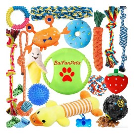 Juguetes De Morder De Cuerda Para Perros Y Cachorros 18 Pzs.