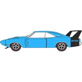 Oxford Diecast 87DD69004 Dodge Charger Daytona 1969 Bright Blue