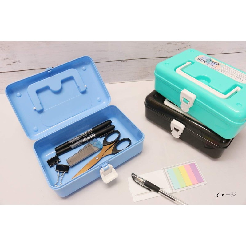Kokubo Industrial Co., Ltd. Storage Case Stack Box Clear 7×13×20cm