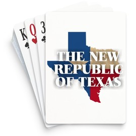 CafePress The New Republic of Texas Standard Size Playing Cards