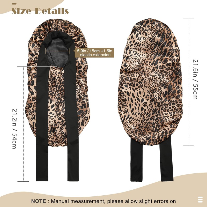 Kids Long Hair Bonnet for Sleeping - Double Layer Girls