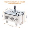 WB24T10029 Range Switch Surface Burner Infinite Switch Control Switch Replacement