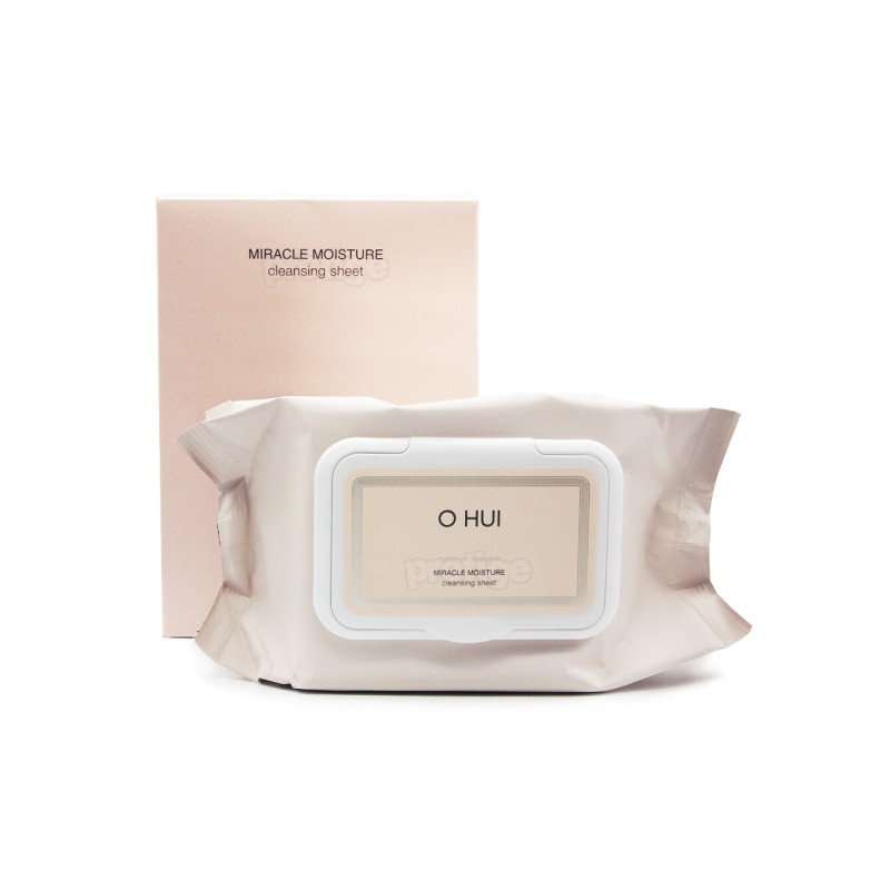 Ohui Miracle Moisture Cleansing Sheets 60 Sheets + 25 Sheets