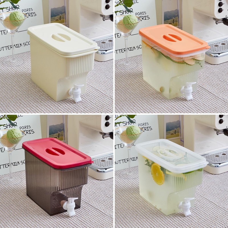 AIMALL 3900ml Refrigerator Cold Water Kettle with Spout and Lid