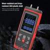 Handheld Digital Manometer, HVAC Manometer Gas Pressure Tester with LCD