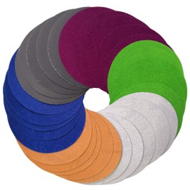 Aewio 30 Pcs 5 inch #1000-#10000 Wet Dry Sandpaper Sanding Discs 1000 2000 3000 5000 7000 10000 Each Grit 5 Pcs for Random Orbital Sanders (5 inch #1000-#10000)