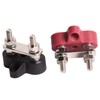 Alisaouse 2PCS Battery Power Distribution Terminal Block 48V DC A0408A0032