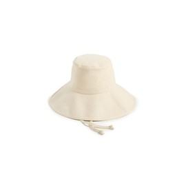 Lack of Color Women's Canvas Holiday Bucket Hat, Beige, Off White, S-M