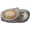 Old Soles Baby Girls Fringe Boot-K, Silver, 8 Infant