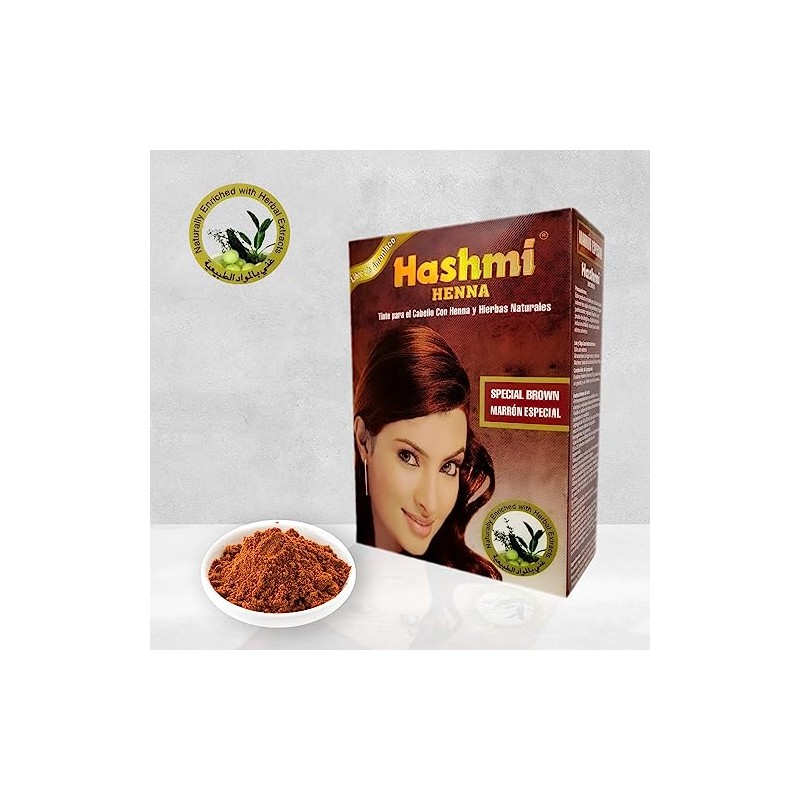 5 HENNA TINTE PARA CABELLO (CAFE ESPECIAL) HASHMI | LO