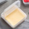 PRETYZOOM Sliced Cheese Container for Fridge, Plastic Cheese Slice Storage