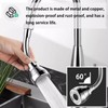 Swivel Tap Attachment, Kitchen Tap Attachment, 3 Modes Tap Extension,
