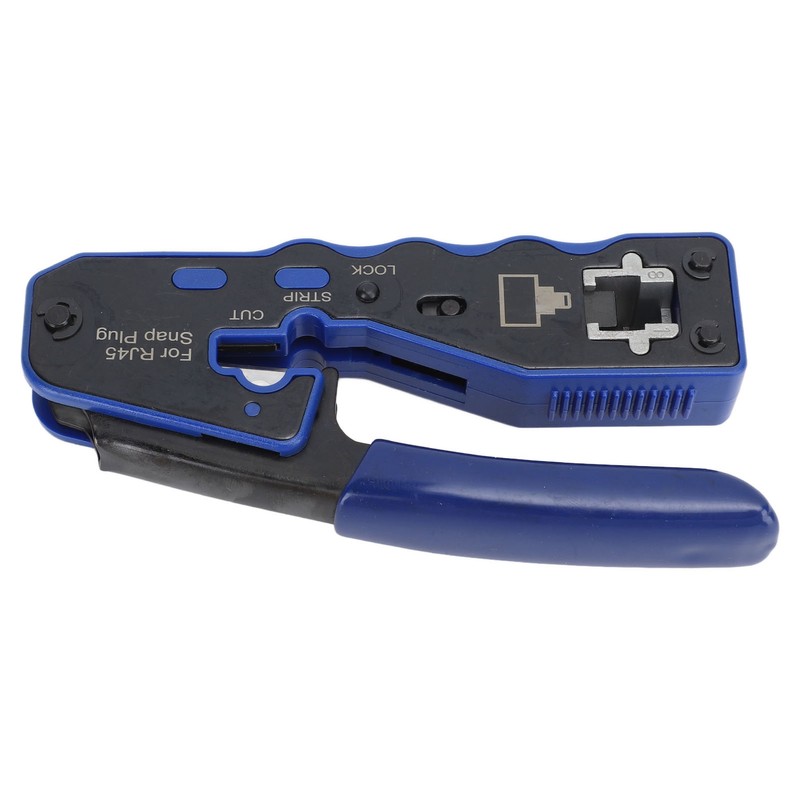 Pass Through Ethernet Crimper RJ45 CAT6 Through Hole Pass Through