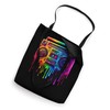 Dripping Paint Boombox Old School 80s Music Hip Hop Tote