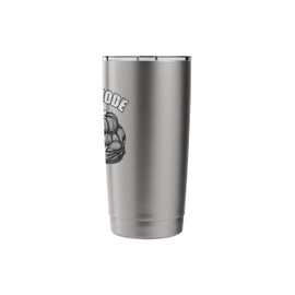 Gorilla Mode Gym Ape Fitness Coach Swole Monkey Stainless Steel Insulated Tumbler