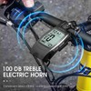 3 in 1 Bike Computer with Headlight Horn IP64 Multifunction