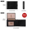 GERUOLA Wallet for Men-Genuine Leather RFID Blocking Slim Bifold Front