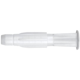 TOX Trika 011701051 All-Purpose Dowel 6 x 36 mm + Screw in Blister Pack, Reliable Attachment in Almost All Building Materials, Easy Installation, Rotation-proof and Dowel Cap Protects the Surface,