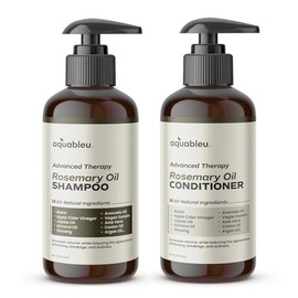 Aquableu Set De Champú Y Acondicionador Advanced Therapy Anti-Finning Con Aceite De Romero - Enriquecido Con 14 Ingredientes Totalmente Naturales...  
