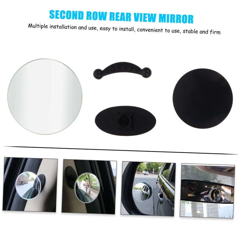 ABOOFAN 2Sets Auto Rear View Mirrors Car Wide Angle Auxiliary