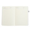 A5 Lined Notebook Portable PU Leather Hardcover Notebook with Elastic