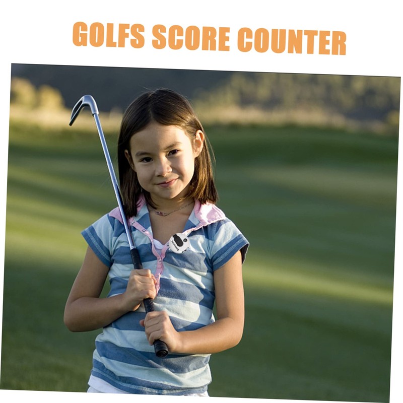 Outanaya Portable Golf Score Counter Hat Clip Durable Scoring Device