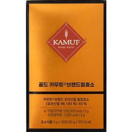 (현대홈쇼핑)골드 카무트 효소 1박스(3gX30포) (Hyundai Home Shopping) Gold Kamut Enzyme 1 Box (3g X 30 Packs)