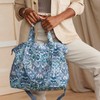 Cotton Slouchy Tote Bag, Enchantment Blue