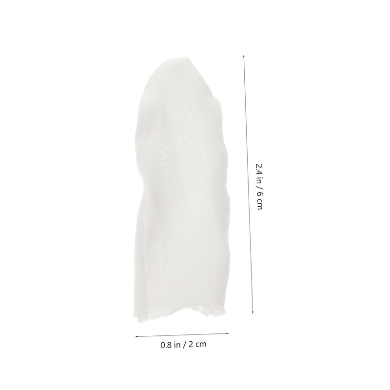 TOVINANNA 200pcs Cotton Finger Cover Finger Cot for Home Store