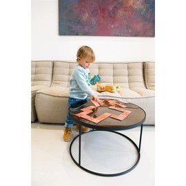 Scratch 276182028 3-in-1 Children's Play Set with Butterfly Fishing Game Domino Memo