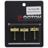 GOTOH Telecaster Bridge Saddle, Set of 3, Brass (PSS-ITB) In-TuneBS